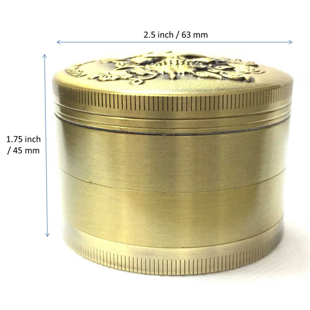 2.5-GrinOnly-SK-Herb-Grinder-Skull-Designed-with-Pollen-Catcher-3